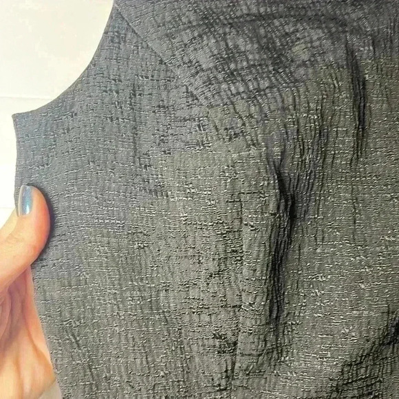 Land’s End Scoop Neck Sleeveless A-Line Dress Size 6P Black - Picture 3 of 8